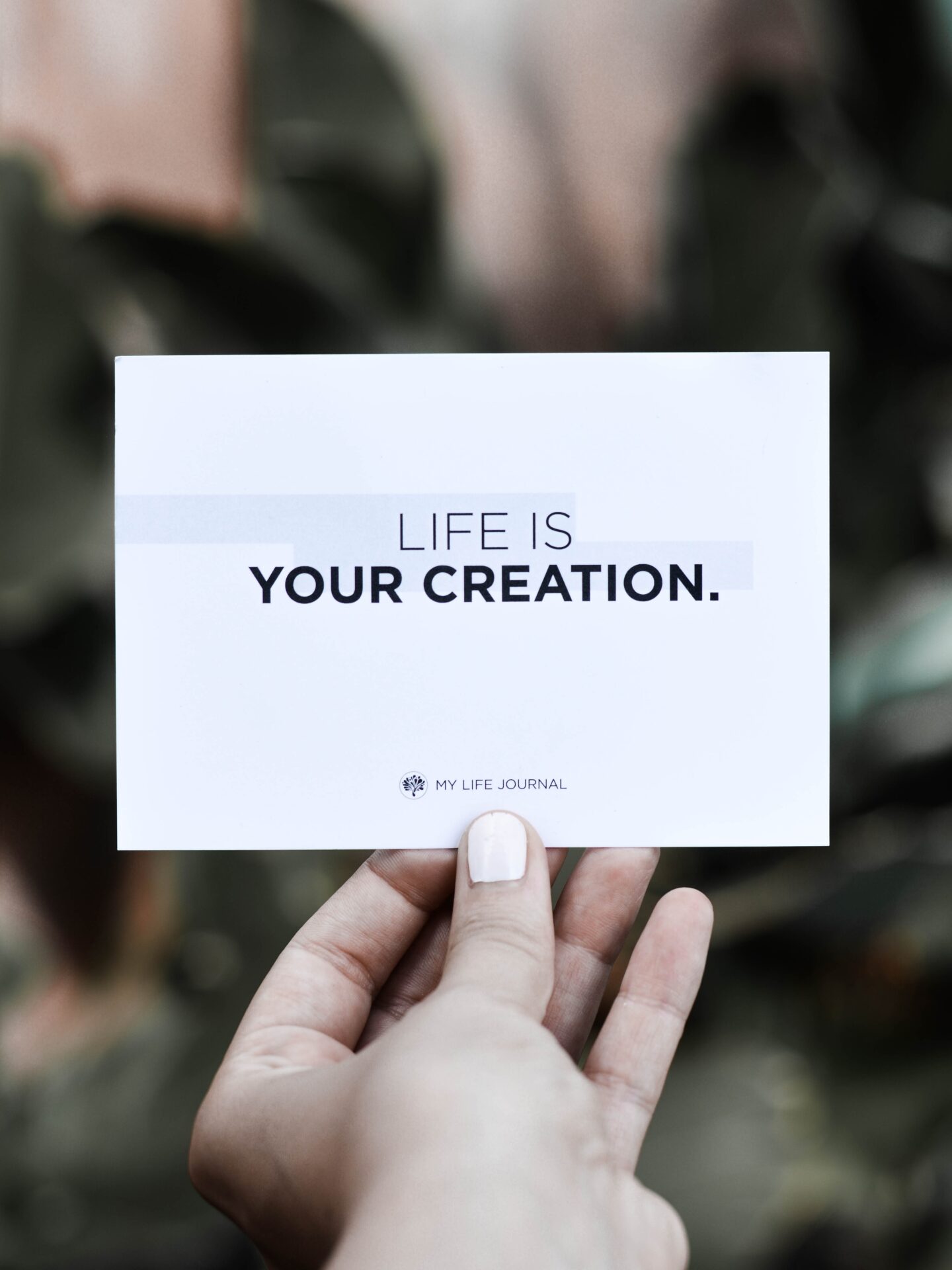 life is your creation
